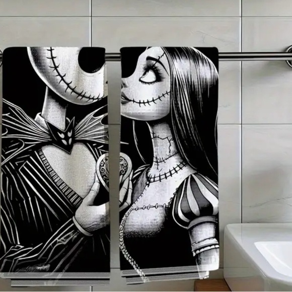 Nightmare before Christmas  hand  Towels 2 piece set - Picture 4 of 4